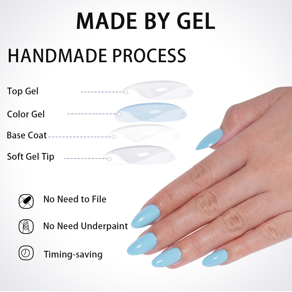 VITAGWX 32 個プレスオンネイルアーモンドネイルチッ - Nail Art Press On のレビューと価格
