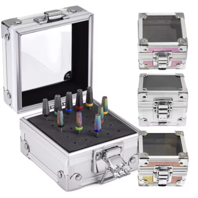 ネイルドリルビット収納用アルミボックス ポータブル マニキュ - Nail Drill Machine のレビューと価格