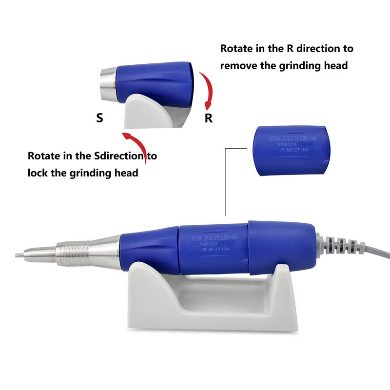 マイクロモーターハンドピース 40K RPM 強力 105  - Nail Drill Machine のレビューと価格