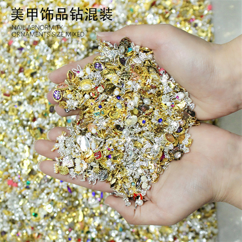 マニキュア用ランダムミックス,50ピース/バッグ合金,ネイル - Nail Art Valentines Day のレビューと価格
