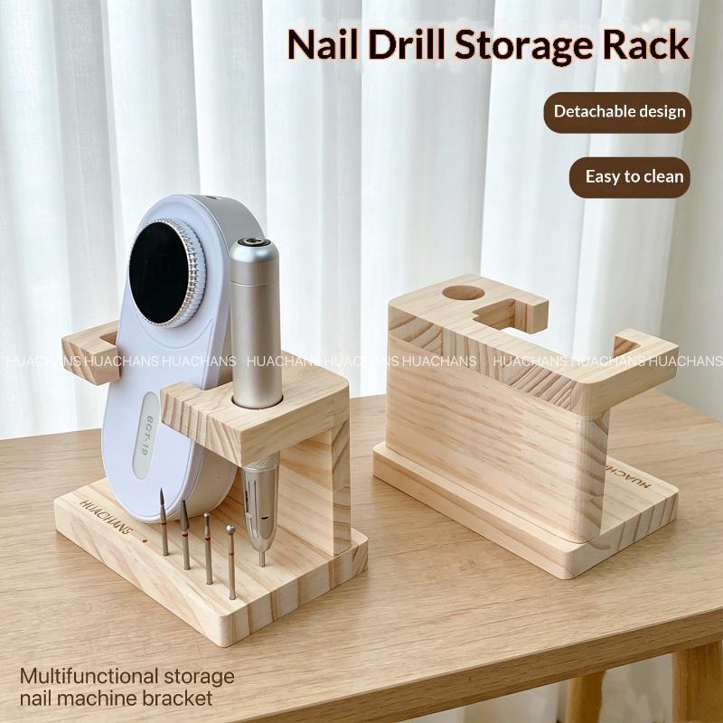 ポータブル木製ネイルドリルビットホルダー 1 個マニキュアツ - Nail Drill Machine のレビューと価格