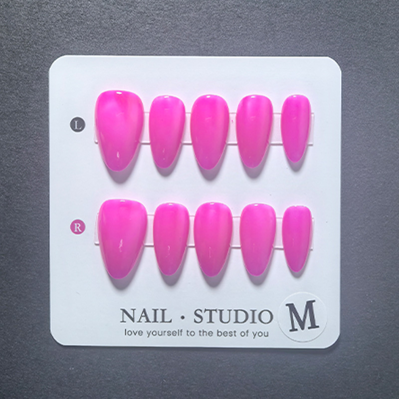 10個入り アーモンド型 つけ爪 ハンドメイド 明るい夏の色 - Nail Art Orange のレビューと価格