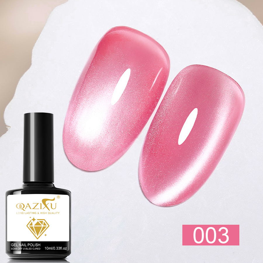 ピンクキャットアイジェルネイルポリッシュ セミパーマネント  - Nail Art Valentines Day のレビューと価格