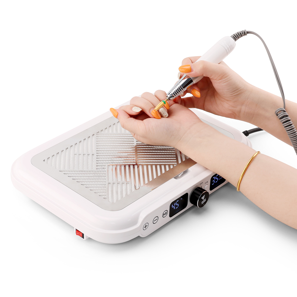 強力な吸引力170Wネイルダストコレクター、パワフルな2ファ - Nail Drill Machine のレビューと価格