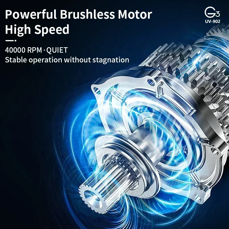 oxxi UV G3 40000 rpm ブラシレスモーター - Nail Drill Machine のレビューと価格