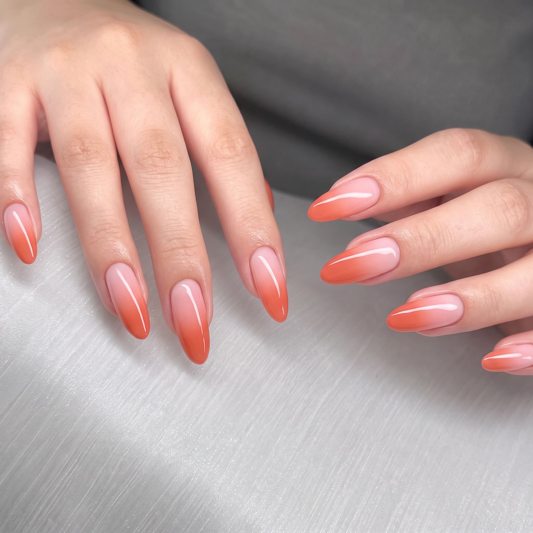 手間のかからないヌードオレンジピーチの温度変化ネイルポリッシ - Nail Art Orange のレビューと価格