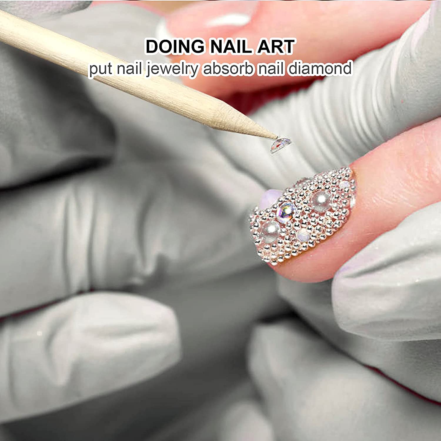 100/50 個オレンジウッドネイルスティック両面キューティ - Nail Art Orange のレビューと価格